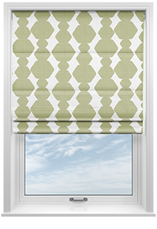 Construct, Grass Green - Roman Blind